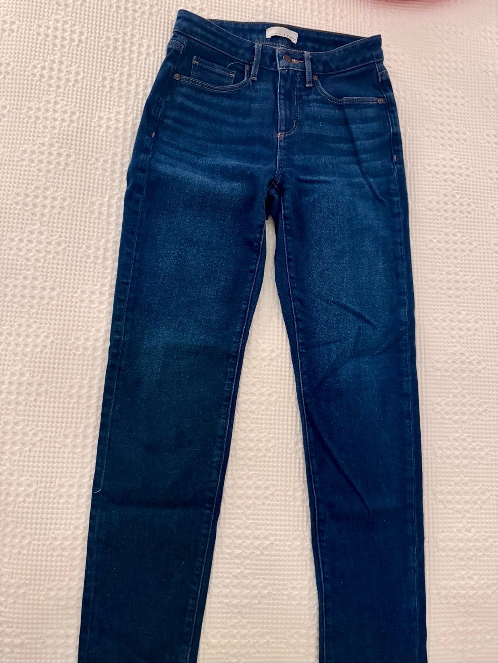 LOFT Dark Indigo Skinny Jeans